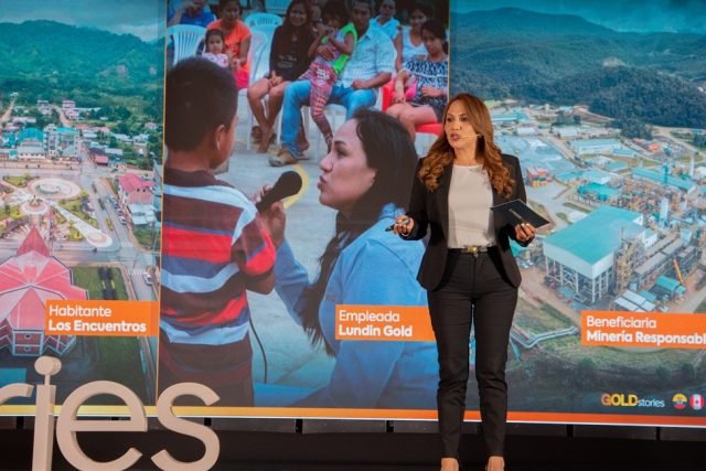 Anabell Salinas, supervisora de Responsabilidad Social y Comunidades de la Empresa Lundin Gold.